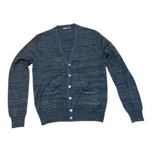 Antony Morato Dark Blue Button Up Cardigan Sweater Men’s Size XXXL Wool Blend